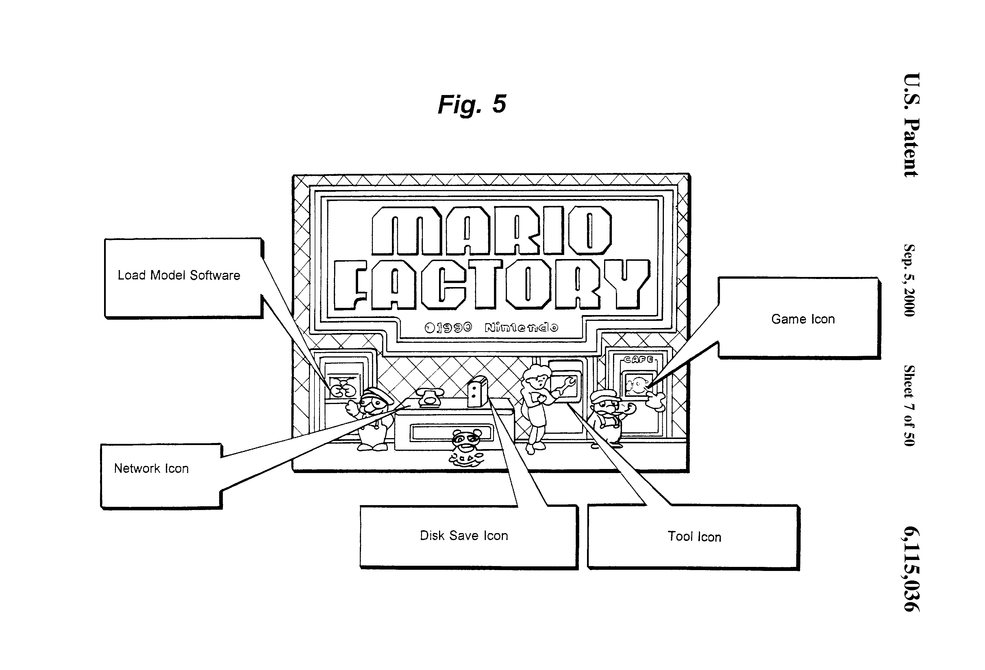 Nintendo Brevet