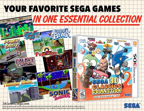 SEGA 3D Classics Collection arrive au États-Unis