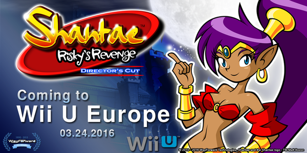 Shantae: Risky’s Revenge trouve une date sur Wii U