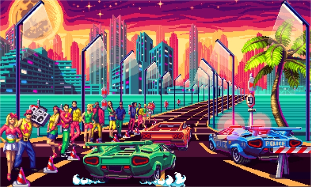 80’s Overdrive annoncé sur 3DS