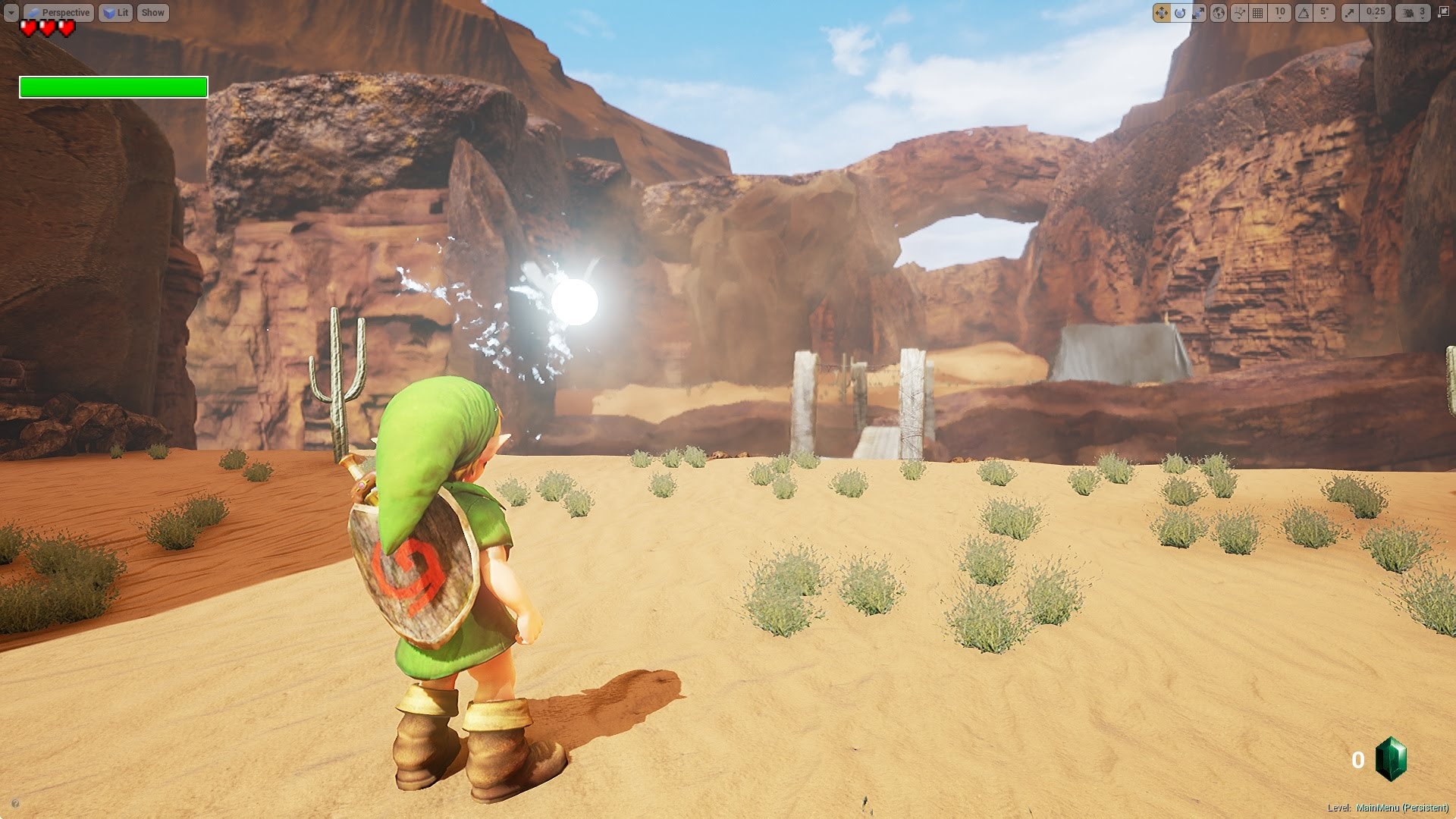 Nouvelle vidéo pour Zelda Ocarina of Time (la Vallée Gerudo) refait sous Unreal Engine 4