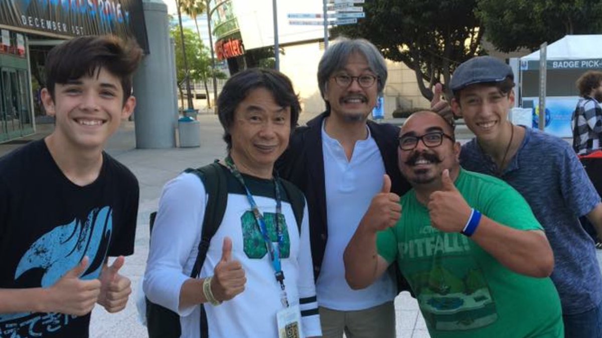 E3 : Shigeru Miyamoto et Eiji Aonuma prennent la pose à Los Angeles
