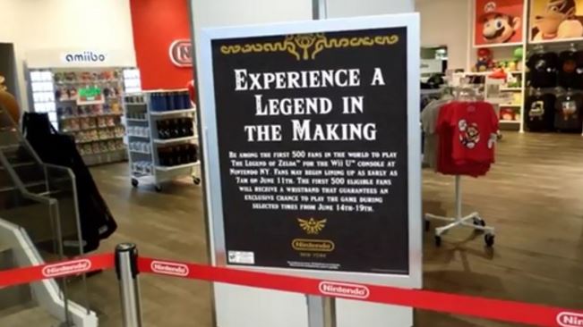 Zelda Wii U : les fans patientent déjà devant le Nintendo Store à New York