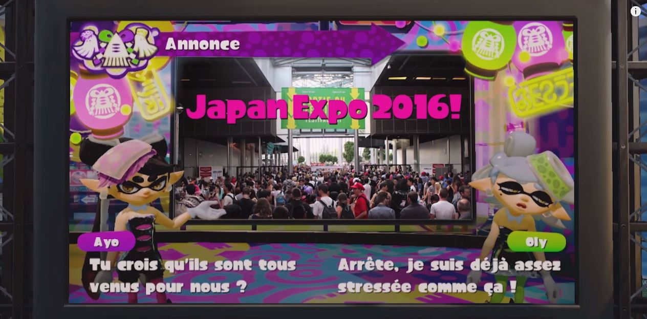 Splatoon : Vidéo du concert des Calamazones à la Japan Expo 2016