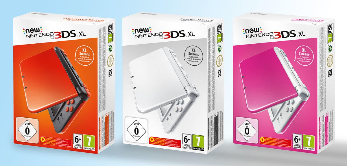 Nintendo annonce trois nouvelles New 3DS XL en Europe