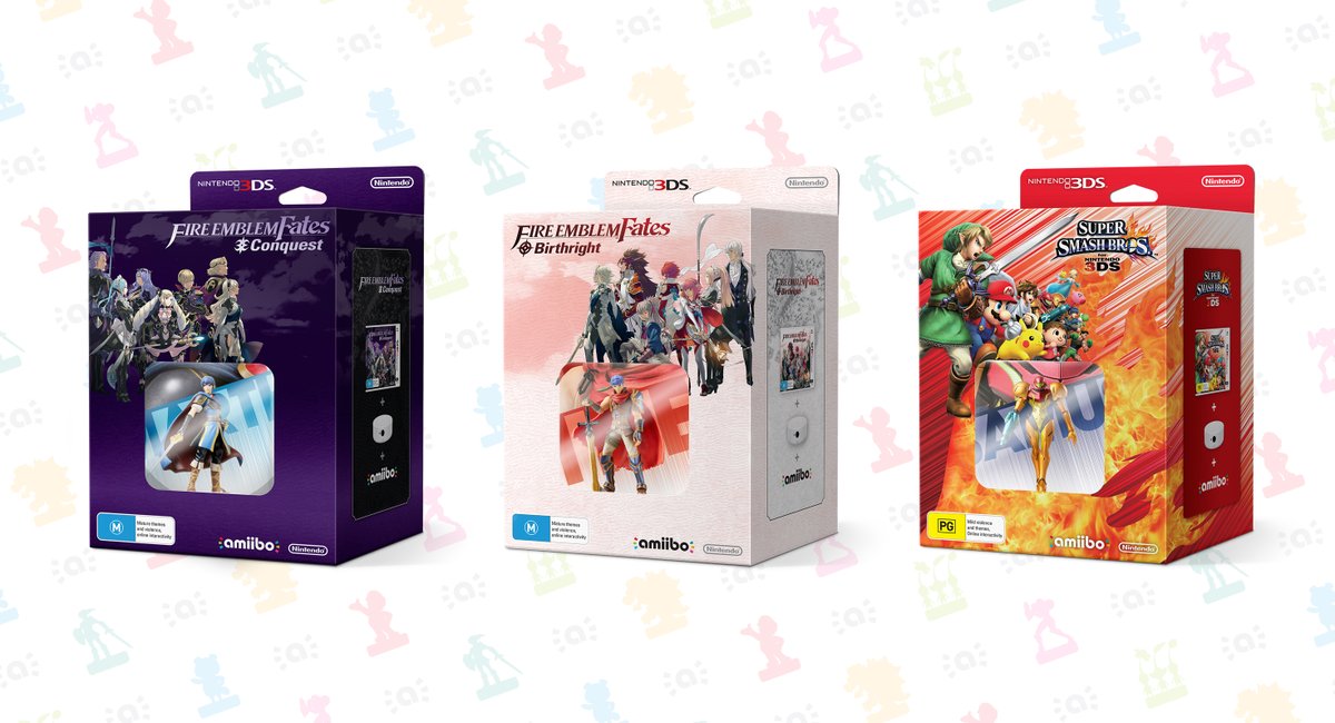 Nintendo Australie confirme les bundles Fire Emblem Fates+ amiibo et annonce celui de Smash Bros.