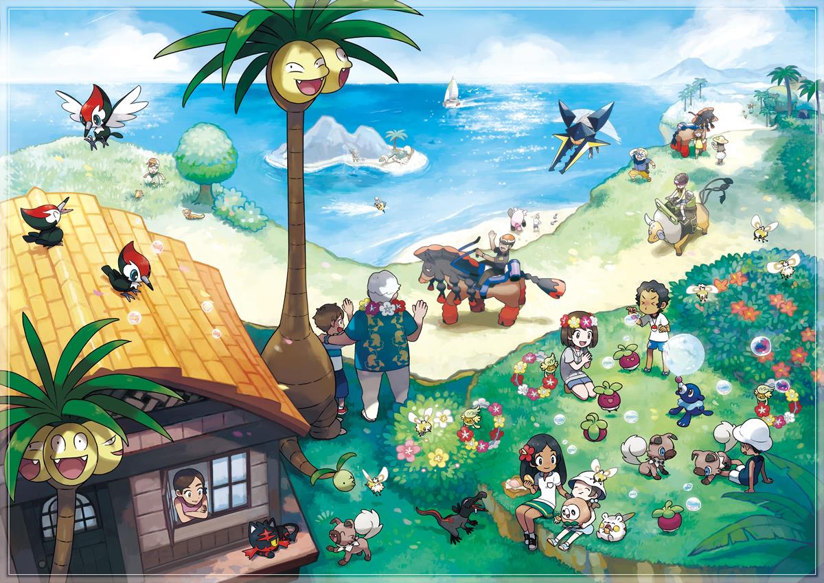 Pokémon Soleil et Pokémon Lune : Introduction des Formes d’Alola et des capacités Z