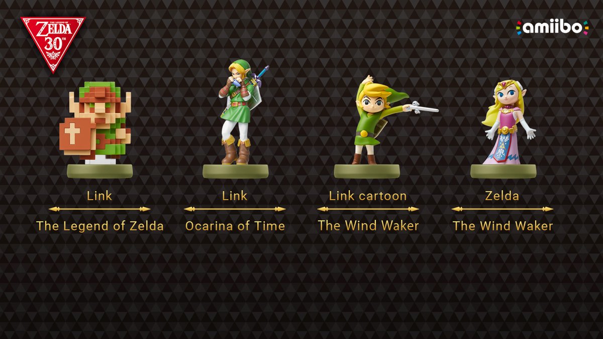 Zelda : de nouveaux amiibo pour célébrer les 30 ans de la série