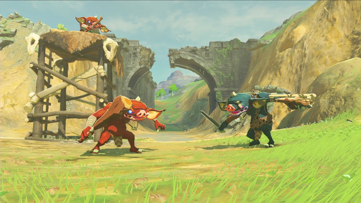 Les Bokoblins s’illustrent dans The Legend of Zelda: Breath of the Wild sur Wii U / NX