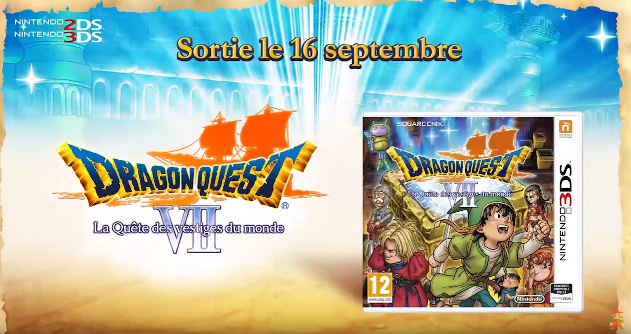 Dragon Quest VII : les nombreuses classes du jeu en vidéo sur 3DS
