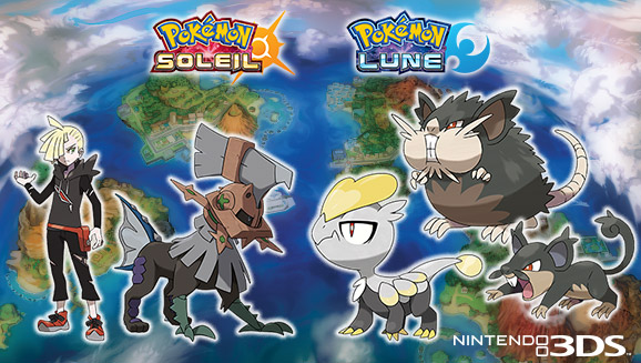 Pokémon Soleil et Lune : nouveaux Pokémon et Ultra-Chimères en vidéo sur 3DS
