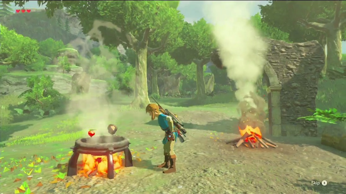 Zelda Breath of the Wild : qu’est-ce qu’on mange ce soir, Link ?