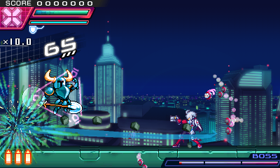 Azure Striker Gunvolt 2 : l’amiibo Shovel Knight en vidéos sur 3DS