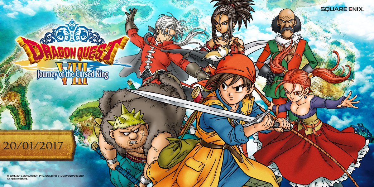 Trailer, box et date de sortie pour Dragon Quest VIII sur 3DS