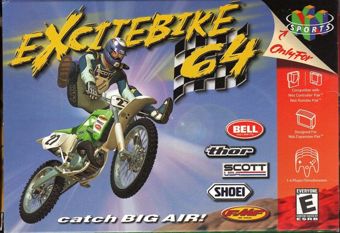 Excitebike 64 en vidéo sur console virtuelle Wii U