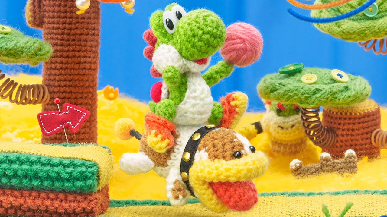 Une jaquette américaine pour Poochy & Yoshi’s Woolly World sur 3DS