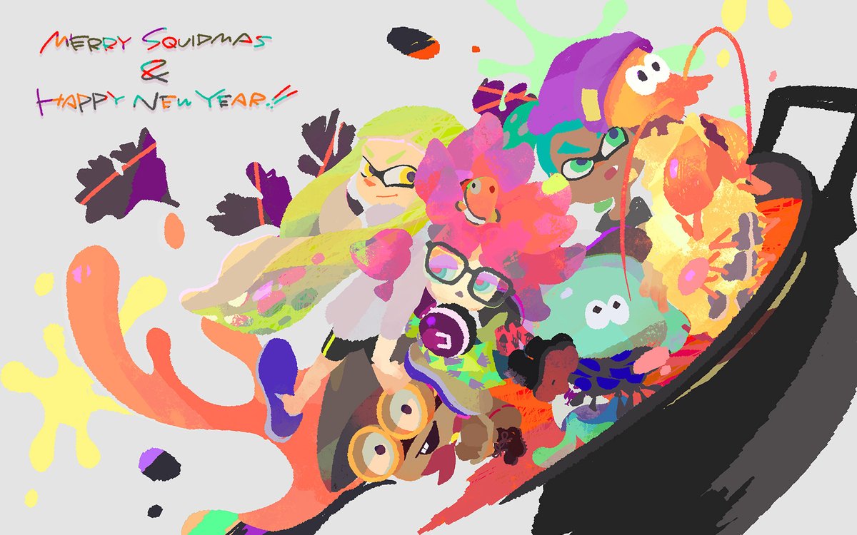 L’équipe de Splatoon vous souhaite un Joyeux Noël et une Bonne Année
