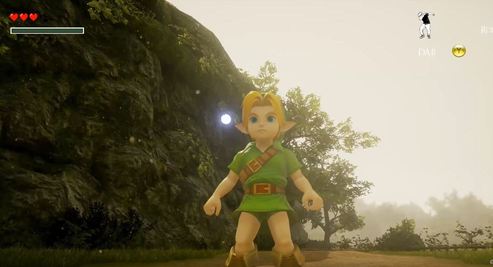 Zelda Ocarina of Time : un autre coup d’œil sur la Forêt Kokiri et l’Arbre Mojo via Unreal Engine 4
