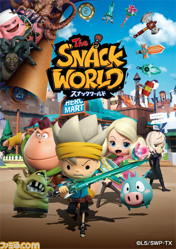 L’anime The Snack World prend date au Japon