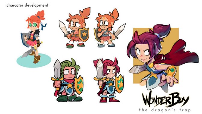Wonder Girl s’annonce dans Wonder Boy: The Dragon’s Trap sur Nintendo Switch