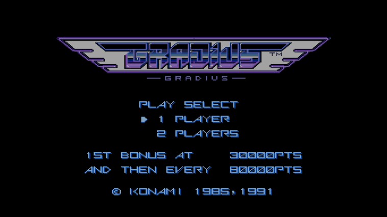 Gradius (Turbografx) CV Wii U – Le test