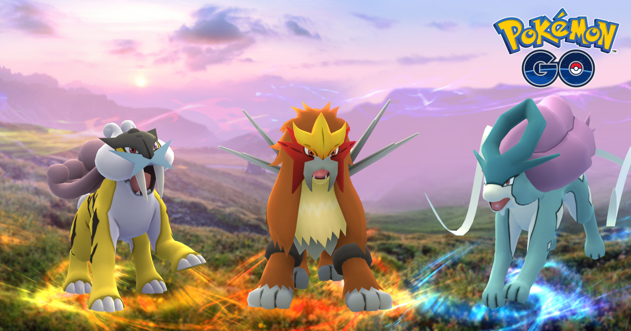 Les Pokémon Légendaires Raikou, Entei et Suicune, ainsi qu’un test localisé des Raids Ex, arrivent bientôt