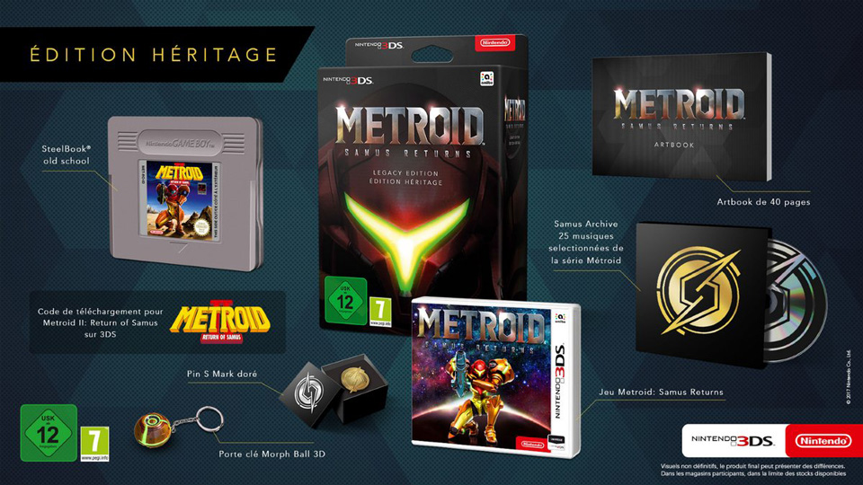Le collector 3DS de Metroid: Samus Returns se montre en vidéo