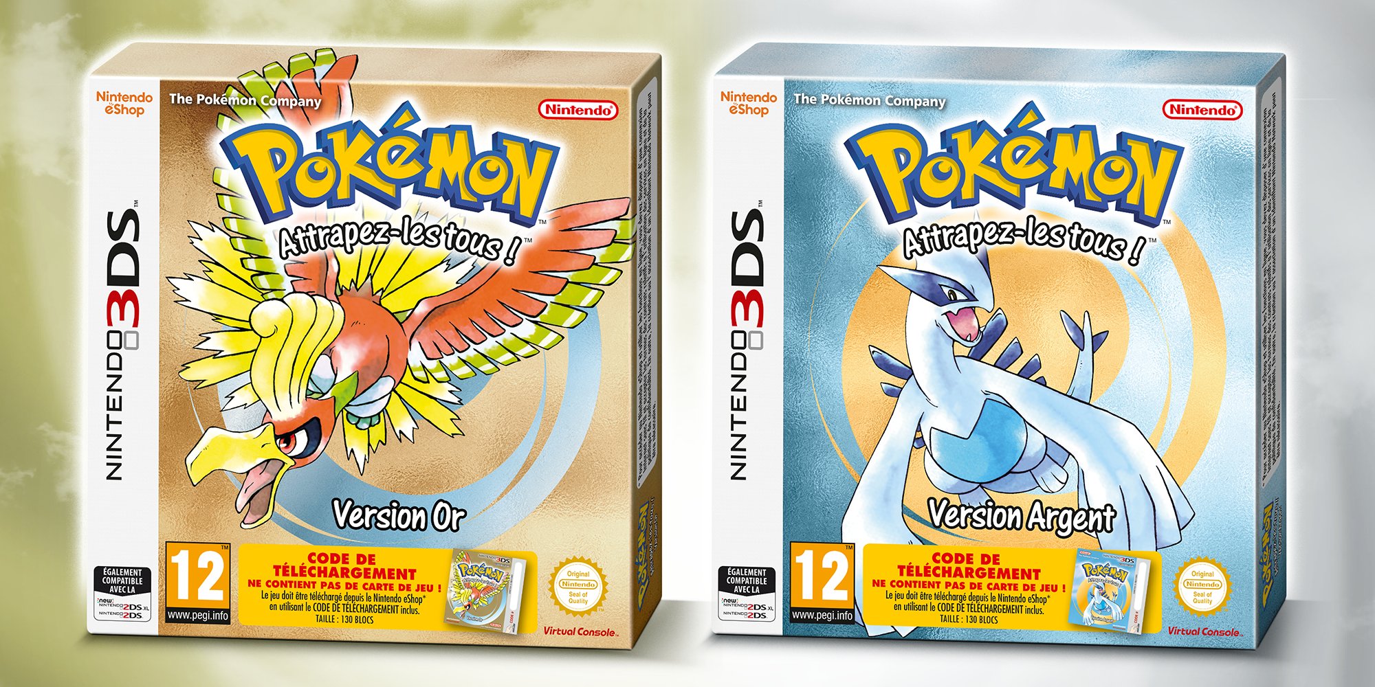 Une sortie physique pour Pokémon Or et Argent sur 3DS