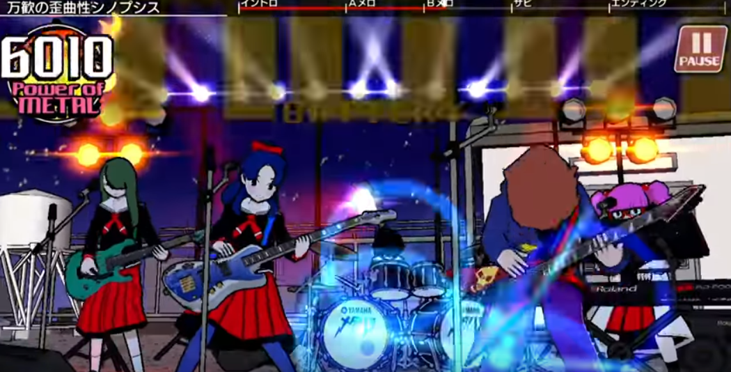 Gal Metal : premier trailer pour le jeu de rythme japonais sur Nintendo Switch