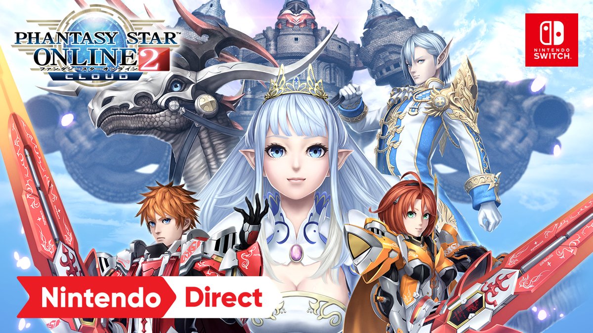 Sega annonce Phantasy Star Online 2 : Cloud sur Nintendo Switch