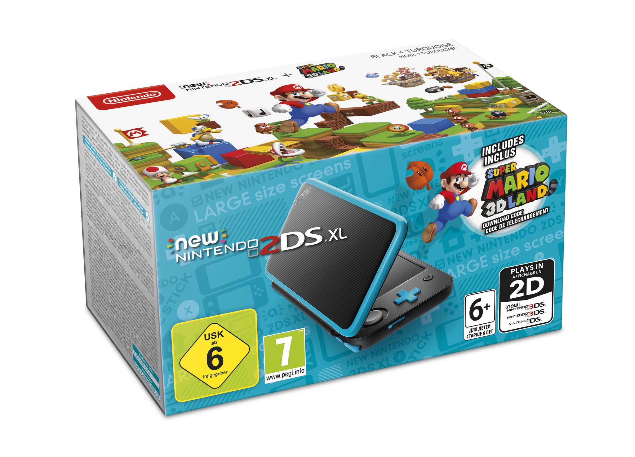 Un nouveau pack New Nintendo 2DS XL + SUPER MARIO 3D LAND annoncé