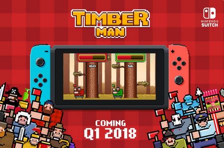 Forever Entertainment annonce Timber Man VS sur Nintendo Switch