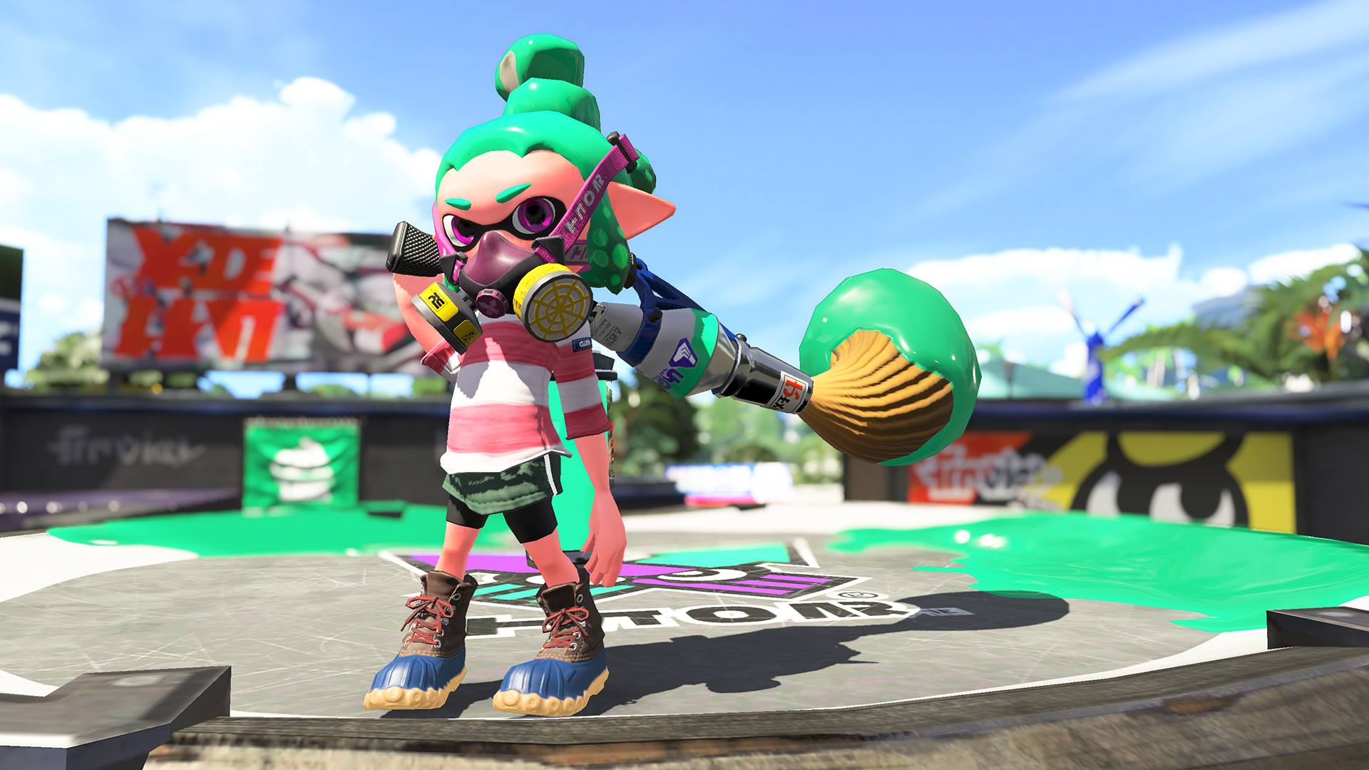 L’Épinceau nuancé sera ajouté demain matin dans Splatoon 2 !