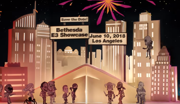 E3 2018 : Bethesda date sa conférence en vidéo