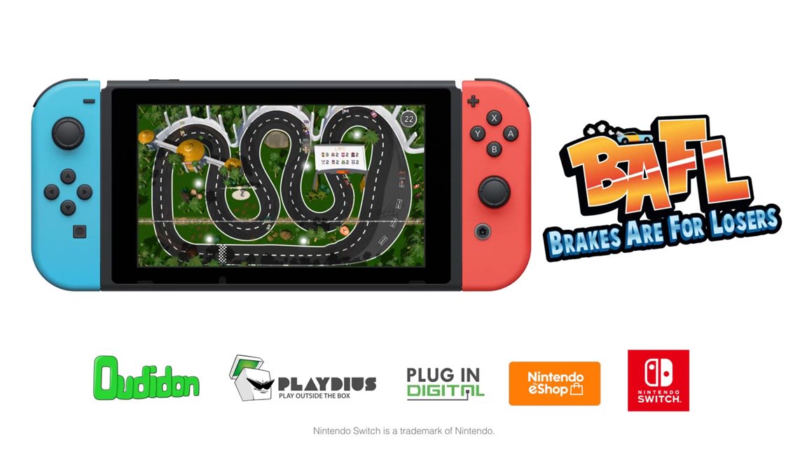 BAFL – Brakes Are For Losers vous met le pied au plancher sur Nintendo Switch le 19 Avril !