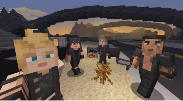 Skin Final Fantasy XV arrive sur Nintendo Switch … via Minecraft