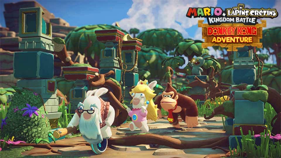 Mario + The Lapins Crétins Kingdom Battle Donkey Kong Adventure se dévoile