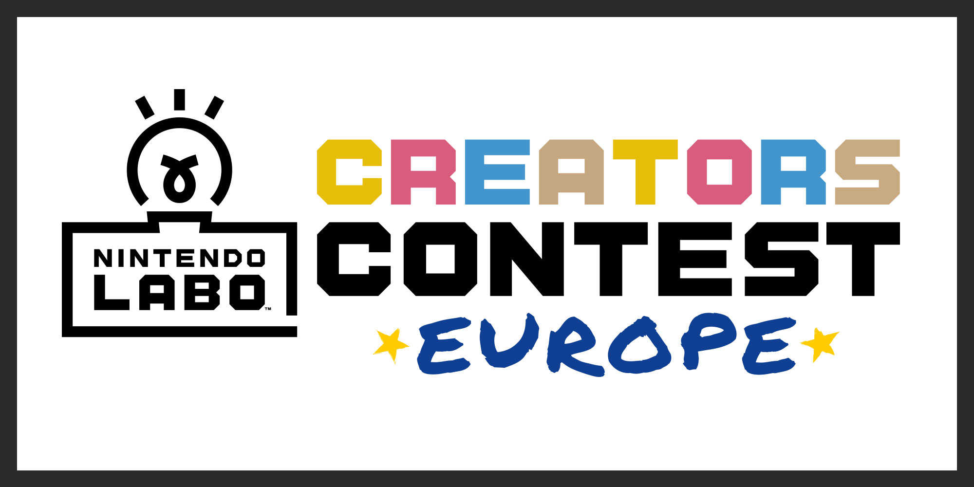 Le Nintendo Labo Creators Contest débarque en Europe !