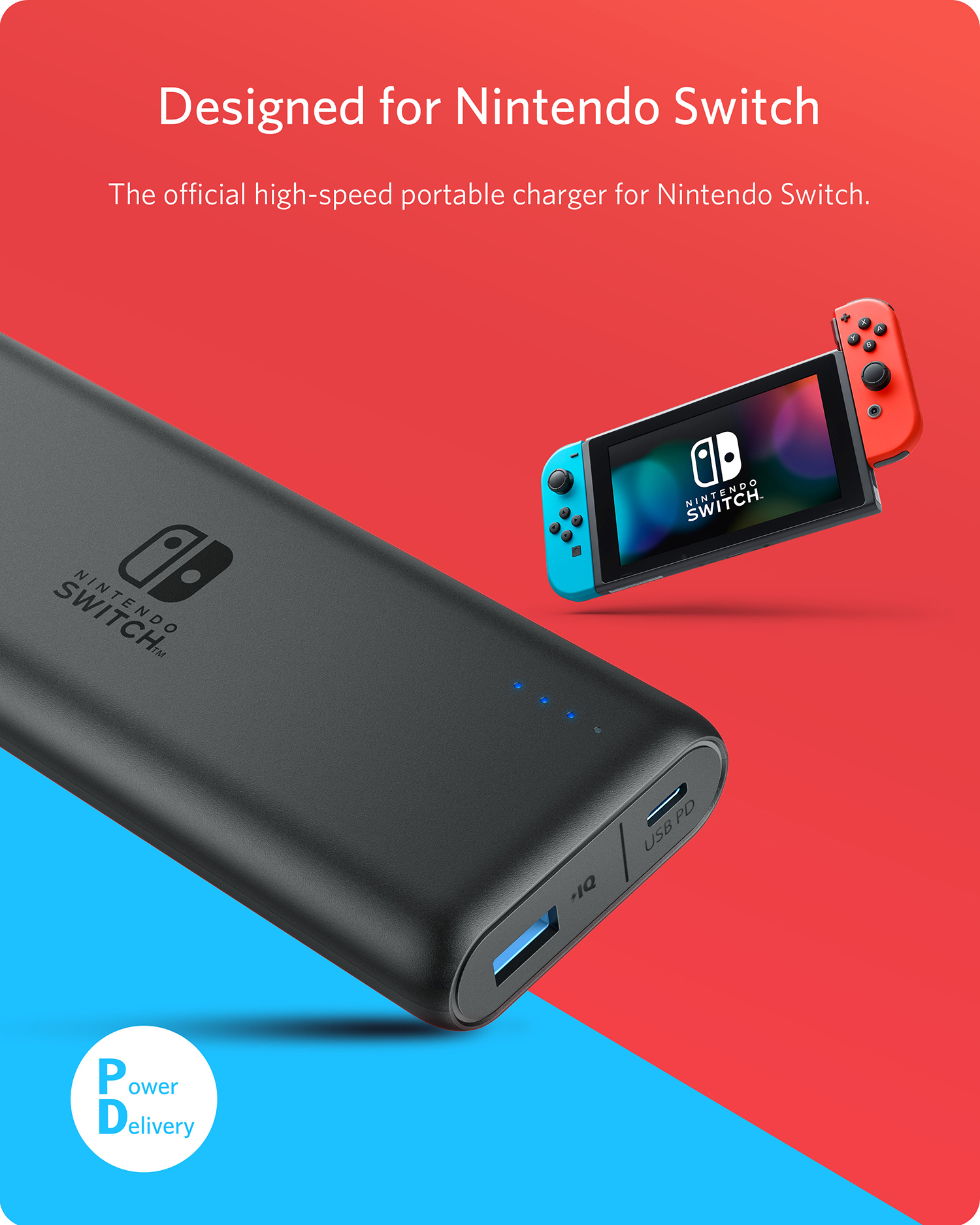 Anker dévoile deux packs de batteries externes optimisés pour la Nintendo Switch