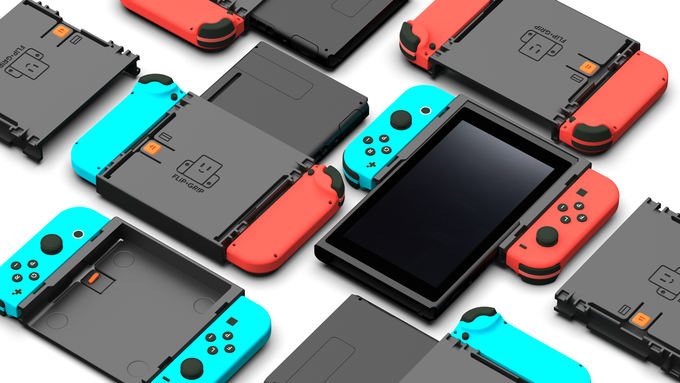 Le Flip Grip pour Nintendo Switch, le nouveau projet Kickstarter déjà fondé