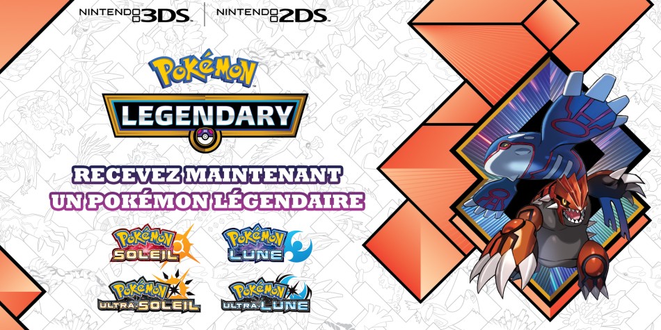 Concours : Venez recevoir les Pokémon légendaires Kyogre ou Groudon