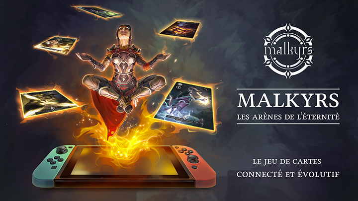 Malkyrs : Les Arènes de l’Éternité – Le premier jeu de cartes connecté annoncé sur Nintendo Switch
