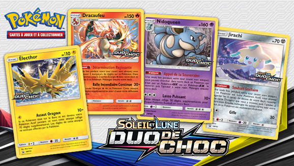 Testez de nouvelles cartes avec vos amis dans une Avant-première de Soleil et Lune – Duo de Choc !