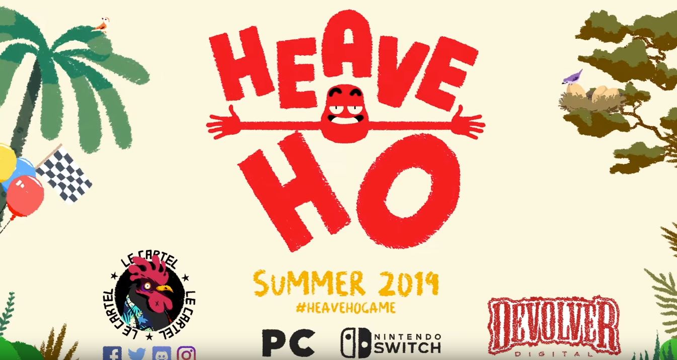 Le nouveau jeu du Cartel et de Devolver Digital « HEAVE HO » se hissera cet été sur Nintendo Switch et PC