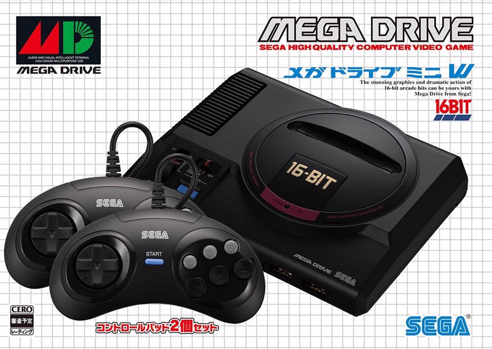 La SEGA Mega Drive Mini annoncée