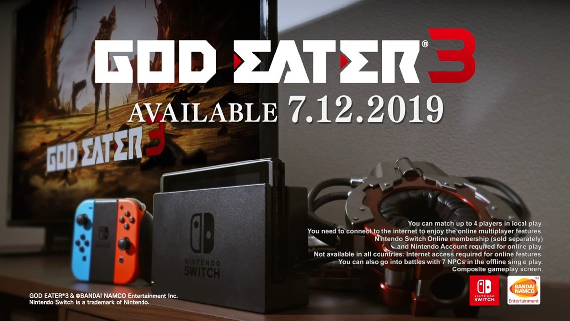 God Eater 3 annoncé sur Nintendo Switch