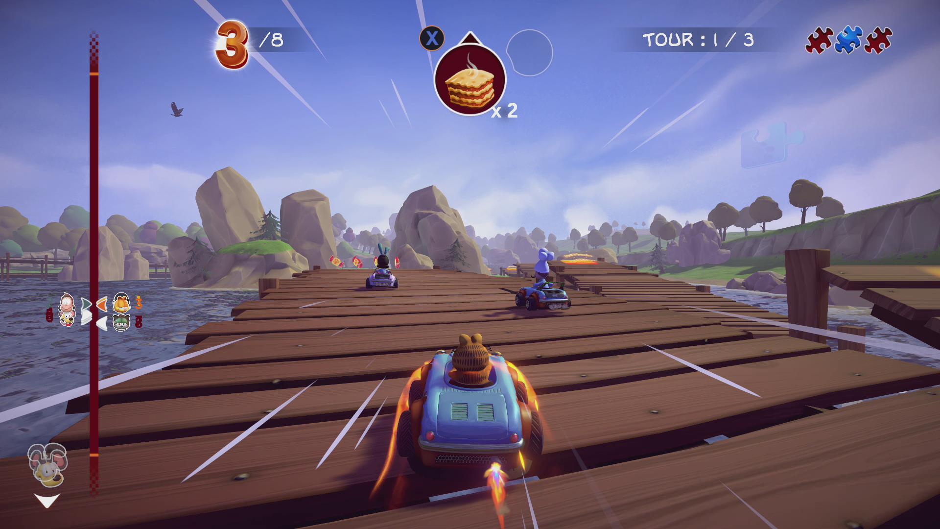 Microids annonce Garfield Kart Furious Racing sur Nintendo Switch
