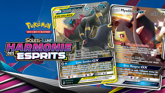 Nouveaux Pokémon-GX de l’extension Soleil et Lune – Harmonie des Esprits du JCC Pokémon