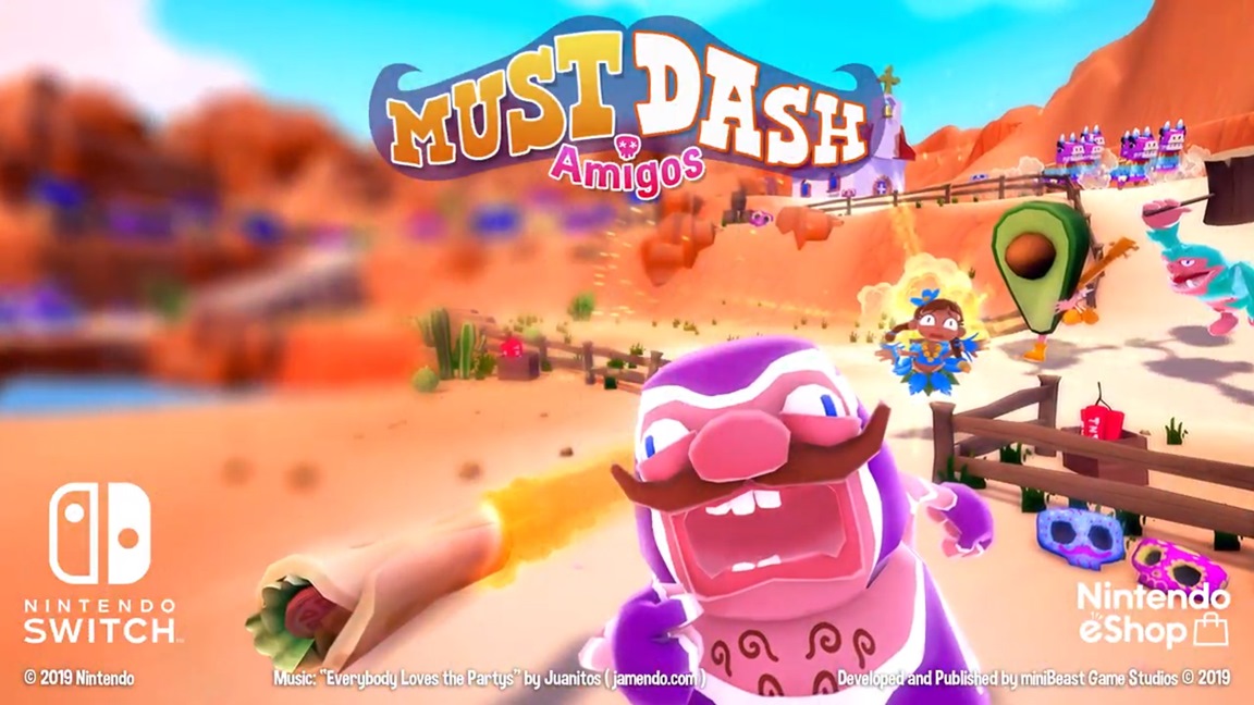 Must Dash Amigos annoncé sur Nintendo Switch