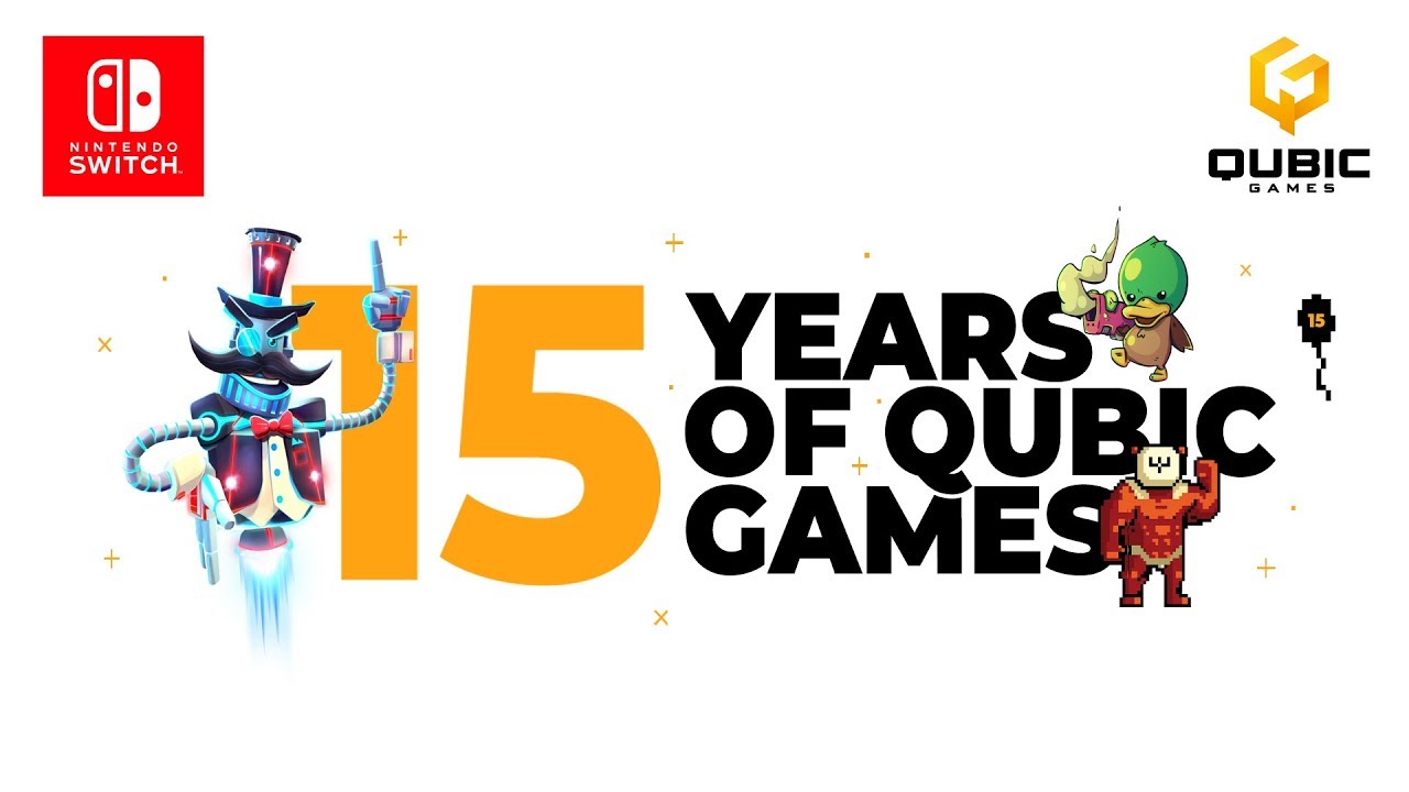 Pour fêter ses 15 ans QubicGames vous offre 10 jeux sur l’eShop !